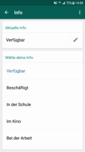 WhatsApp: Alter Status kehrt in Beta zurück WhatsApp: Alter Status kehrt in Beta zurück