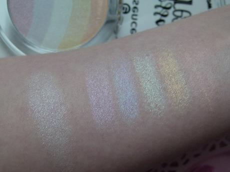 essence Blossom Dreams Rainbow Highlighter Swatches