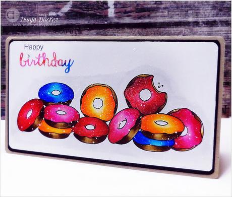 Happy Birthday Card | Donuts Donuts Donuts