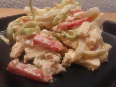 Porree-Käse-Salat