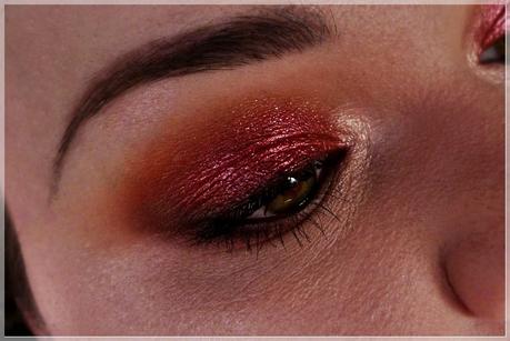 rotes Augenmakeup 