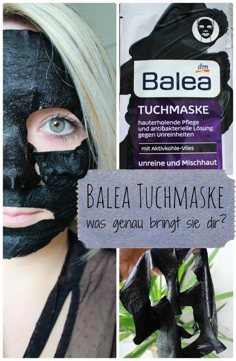 Balea Tuchmaske mit Aktivkohle-Vlies – Die schwarze Hautmaske für entspannte Momente