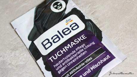 Balea Tuchmaske mit Aktivkohle-Vlies – Die schwarze Hautmaske für entspannte Momente
