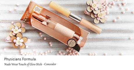 Physicians Formula  - Nude Wear Touch of Glow Stick  & Concealer Twins 2-in-1 Correct & Cover Cream - Yellow/Light