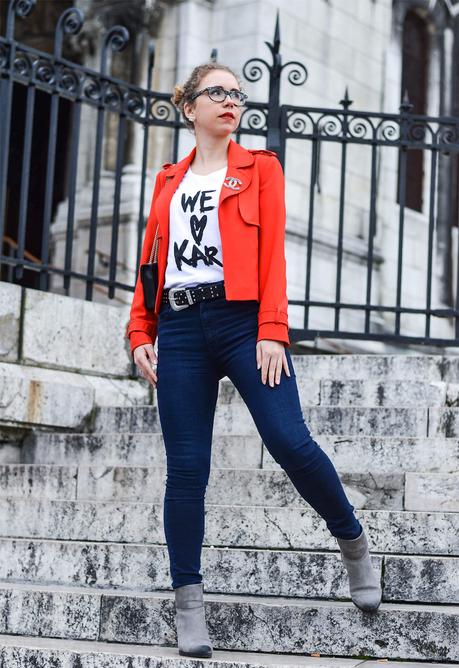 Outfit: We love Karl (Lagerfeld) at Sacré-Cœur, Paris