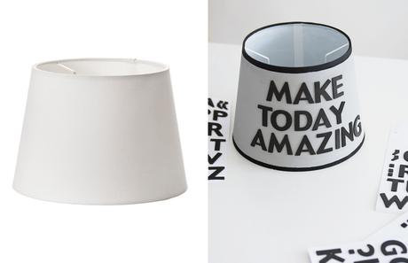 IKEA Hack: Lampenschirm zum Selbstgestalten