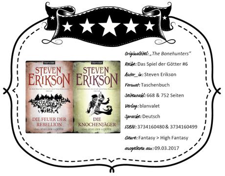 Steven Erikson – Die Feuer der Rebellion & Die Knochenjäger