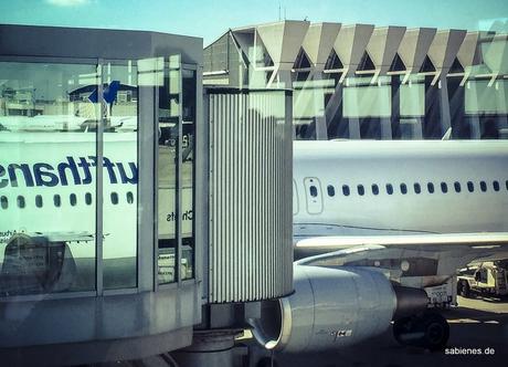 Lufthansa Maschine am Gate