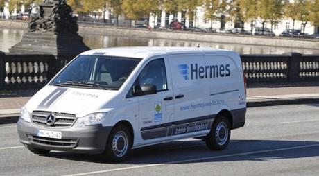 Hermes setzt auf Vans mit Elektro-Antrieb von Mercedes