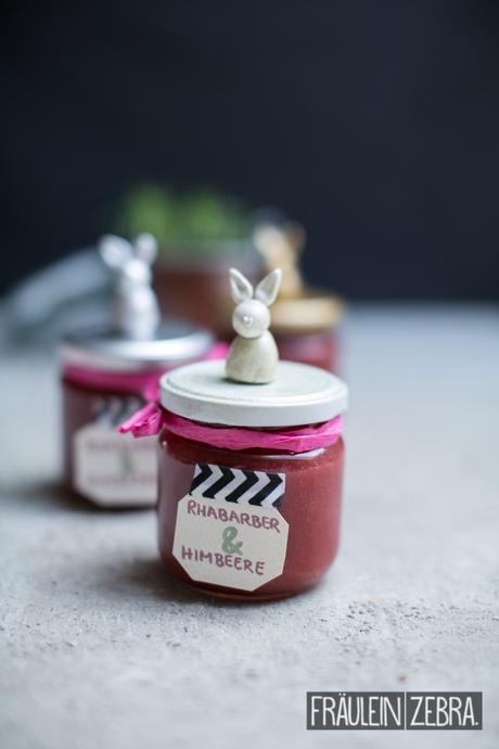 [Last Minute] Rhabarber-Himbeer-Marmelade für Ostern