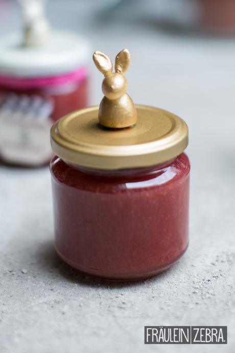 [Last Minute] Rhabarber-Himbeer-Marmelade für Ostern