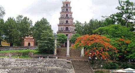 Die Vietnamesische Sprache Thien-Mu-Pagode