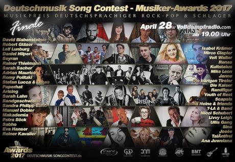 Deutschmusik Song Contest 2017: Preis für deutsche Musik erreicht krönenden Abschluss