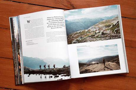 Themenbezogen ist das Bildmaterial en­thu­si­as­tischer Fotografen  zusammengetragen. Ausschnitt des Buchs „Wanderlust“ aus dem Gestalten Verlag
