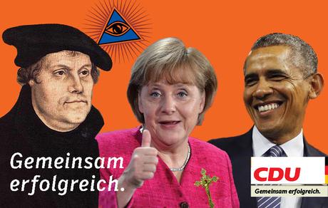 CDU Wahlkampagne startet mit Martin Luther auf dem Reformationsjubiläum