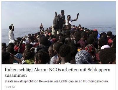 Schlepperkriminalität im Mittelmeer: Deutsche NGO's an der Spitze des Verbrechens