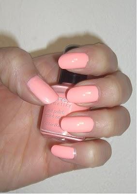Claire's Neon Peach Nails