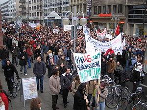Demo - gegen Studiengebühren - Mannheim