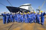 Startschuss für die letzten Vorbereitungen der Mein Schiff 6 Ankunft der Crew in Turku