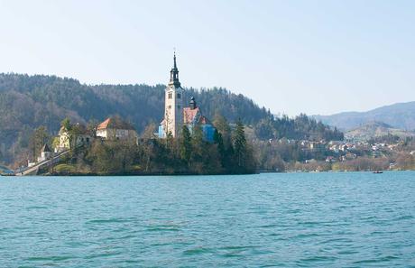 Ausflug zur Insel am See in Bled