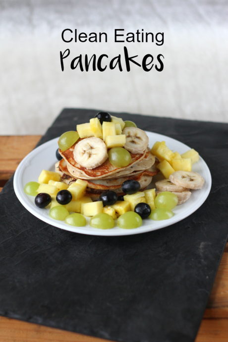 Clean Eating Pancakes, zuckerfrei, vegane Variante