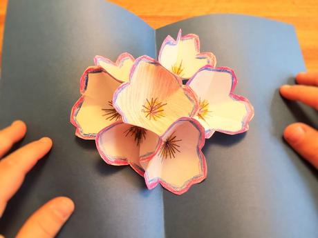 Zum Muttertag: Eine Pop-Up Karte voller Blumen