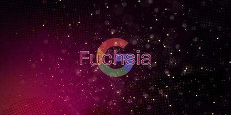 Google Logo und Fuchsia