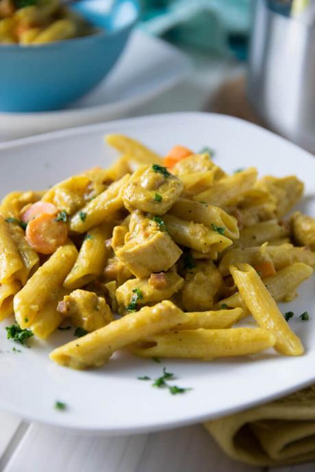 Cremige Chicken Curry One Pot Pasta Cremige Chicken Curry One Pot Pasta