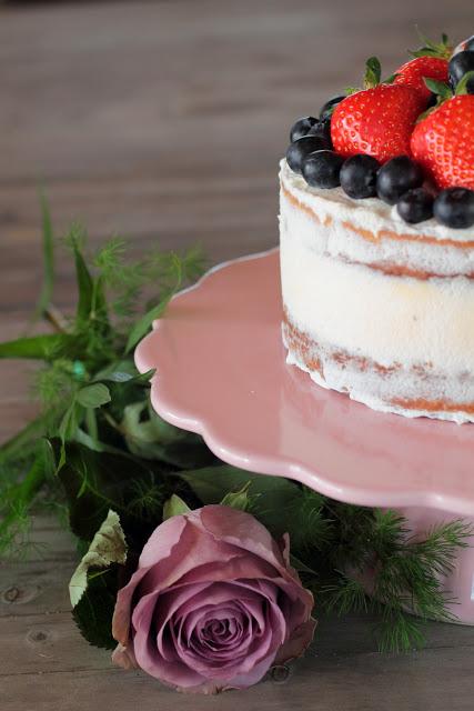 Hochzeits Verkostungstorte - Ricotta-Mandel Naked Cake