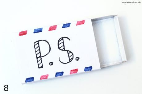 DIY kleine Aufmerksamkeit in einer Streichholzschachtel | DIY Gift Matchbox