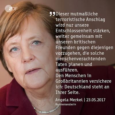 Terror in Manchester: Merkel heuchelt Betroffenheit
