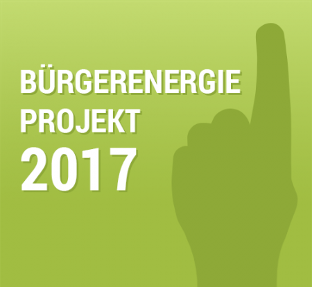 Bürgerenergie-Projekt des Jahres 2017