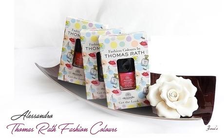 Alessandro Fashion Colour's Nail Polish  by Thomas Rath - Heidis Pink / Victorias Brown / Christys Red  Limited Edition