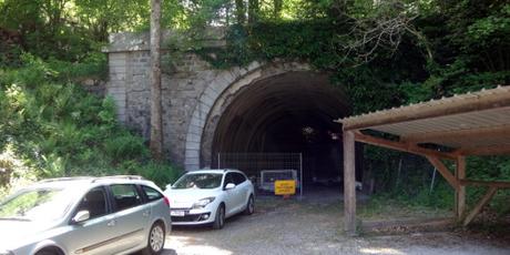 Auffahrt-Ausfahrt: der halbe Tunnel von Bussang