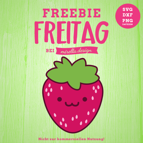 Freebie Freitag Erdbeere