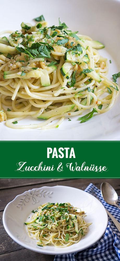 Pasta mit Zucchini und Walnüssen | Madame Cuisine Rezept