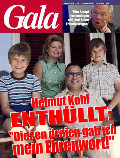 23 % glauben immer noch, dass Helmut Kohl Kanzler ist. Erinnerungen an den Ehrenmann und den liebenden Familienvater.