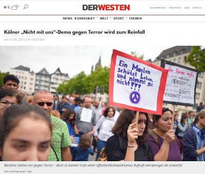 Köln: Massiv beworbene Anti-Terror-Kundgebung glänzt mit geringer Beteiligung
