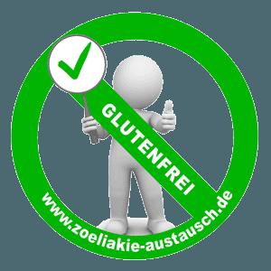 Die Zöliakie Austausch Glutenfrei und Glutenhaltig Aufkleber Aufkleber Glutenfrei