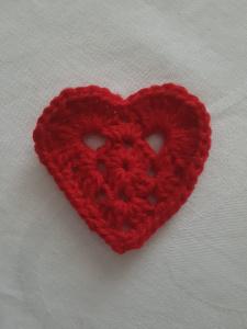 Mein erstes Häkelherz – My first Crocheting-Heart