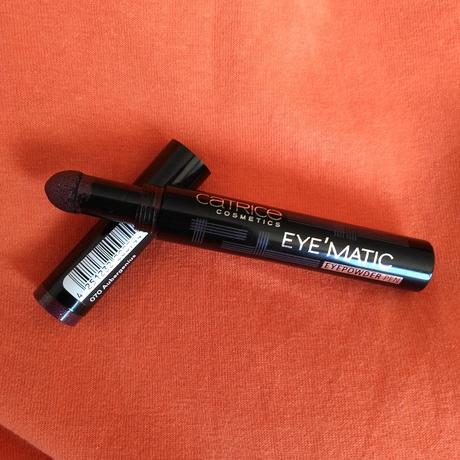 (Review) Catrice Eye'Matic Eyepowder Pen 070 Aubergenius + 8x4 beauty perfume deodorant + Gewinnspielauslosung :)