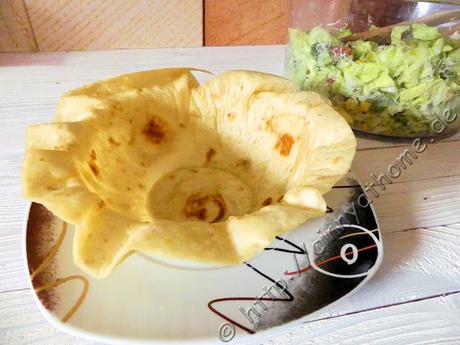 Ab jetzt essen wir die Schale beim Salat mit #TortillaCup #Rezept #Lecker