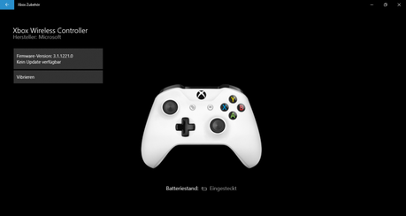 Xbox One Wireless Controller aktualisieren