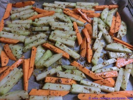 Ofengemüse mit Dijonsenfglasur Ofengemüse mit Dijonsenfglasur