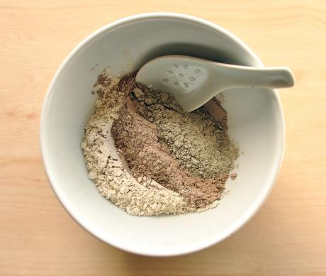 Kokos-Kaffee Haarwaschpuder mit Lavaerde