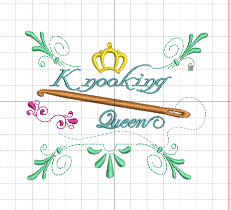 Embroidery Knooking Queen