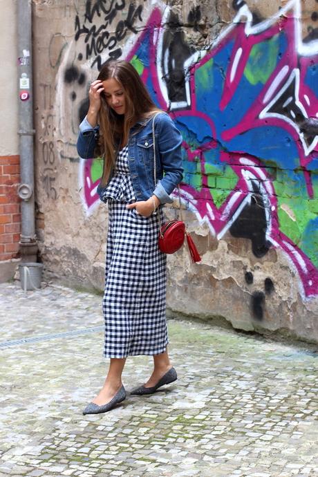 outfit – checked jumpsuit.