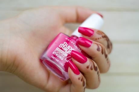 Maybelline Super Stay Forever Strong Gel Nail Colour „Pink Volt“ | NOTD