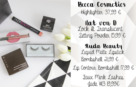 Sephora München Beauty Haul - Huda Beauty, Kat von D & Becca Cosmetics