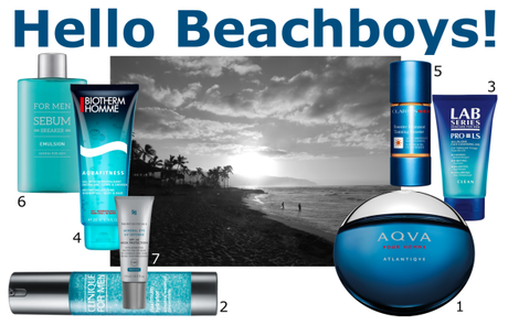 wissen-ist-mehr-beach-boys-summer-feeling-Bvlgari-Aqva-pour-Homme-Atlantiqve-Clinique-for-Men-Maximum-Hydrator-Lab-Series-Pro-LS-All-in-One-Face-Cleansing-Gel-Biotherm-Homme-Clarins-Missha-Skin-Ceuticals
